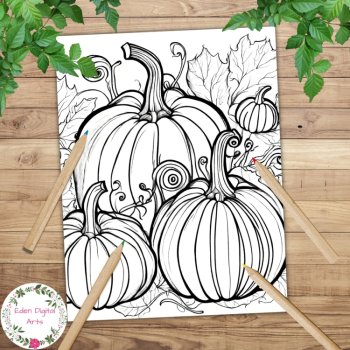 Fall Pumpkins Quotes Coloring Pages Binder Covers Posters Fast Finishers, image 4