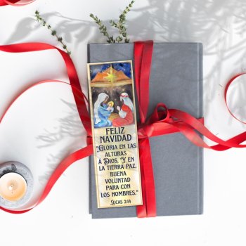 Spanish Christmas Nativity Bible Verse Bookmarks Scripture Gift Tags Favors, image 3