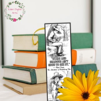 Coloring Bookmarks Huckleberry Finn Quotes by Mark Twain Book Club Cards Craft, image 3