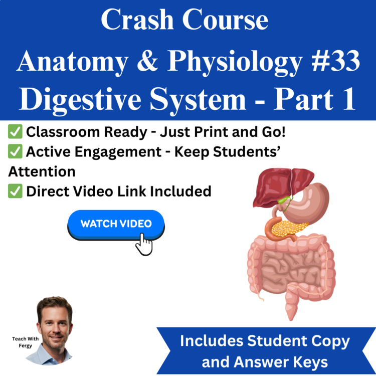 Crash Course ANATOMY & PHYSIOLOGY #33: Digestive System - Part 1