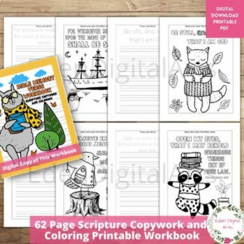 Bible Verses Bundle Christian Scripture Doodle Coloring Writing Fun Devotionals, image 4