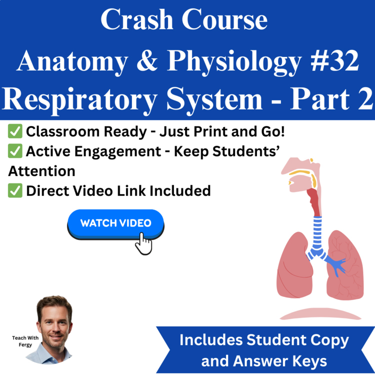 Crash Course ANATOMY & PHYSIOLOGY #32: Respiratory System - Part 2