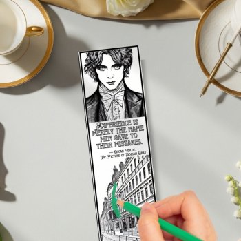 Picture of Dorian Gray Oscar Wilde Quotes Coloring Bookmarks Teen Literary Craft, image 4