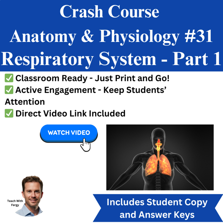 Crash Course ANATOMY & PHYSIOLOGY #31: Respiratory System - Part 1