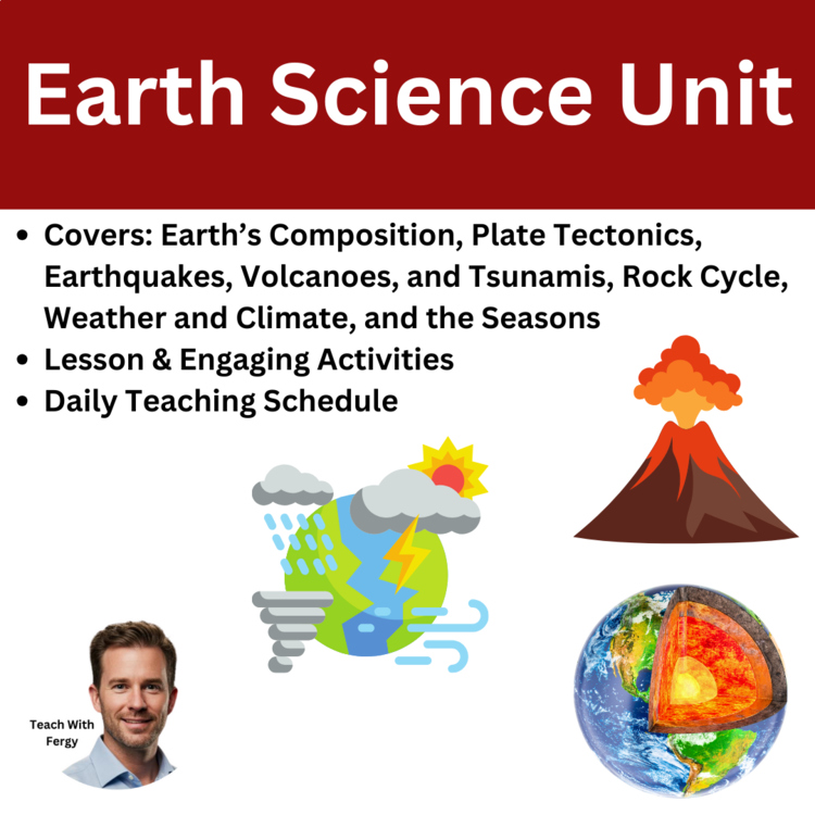Earth Science Unit | Earth's Composition, Tectonic Plates, Rock Cycle, Weather