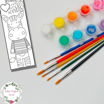 Teacher Appreciation Coloring Bookmarks Cards Cute Animals Thank You Cards Craft, image 4