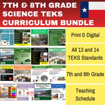 TEKS Science 7th and 8th Grade 2024 Texas TWO-Year Bundle | STAAR Science, image 2