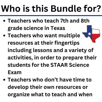 TEKS Science 7th and 8th Grade 2024 Texas TWO-Year Bundle | STAAR Science, image 4