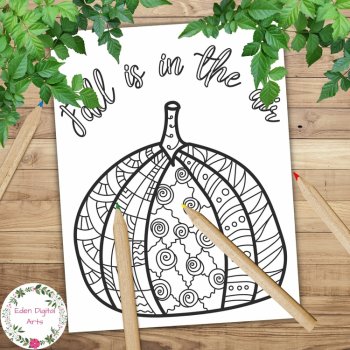 Fall Doodle Pumpkins Quotes Coloring Pages Decor Posters Calm Fast Finishers, image 3