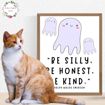 Be Kind Kindness Quotes Posters Cute Animals Pastel Black and White Coloring, image 2