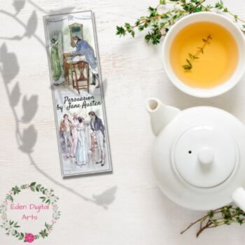 Jane Austen's Persuasion Bookmarks, Book Club Favor Cards, Regency Era Gift, image 4