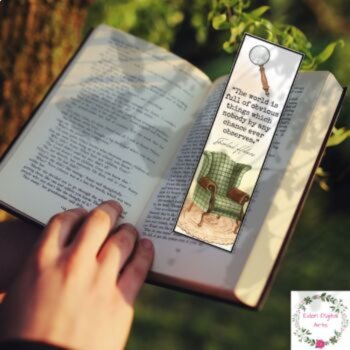 Sherlock Holmes Quotes Bookmarks Book Club Crime Novel Cards Student Gift Reward, image 3