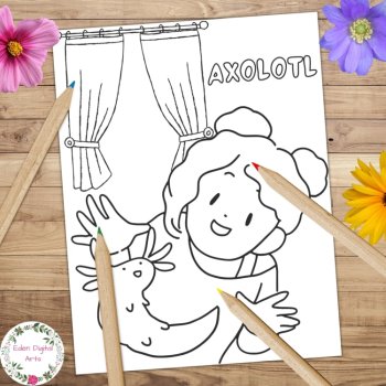 Pets & Owners Cute Kawaii Exotic Animals Coloring Pages National Pet Month, image 3