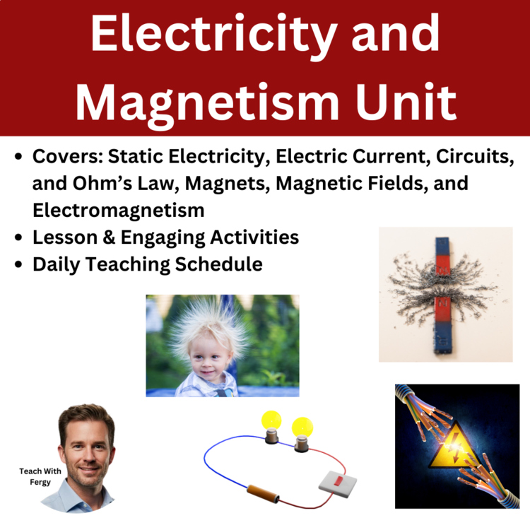 Electricity and Magnetism Unit | Static Electricity, Current, Circuits, Magnets
