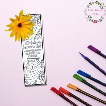 Nurse Clara Barton F. Nightingale Quotes Coloring Bookmarks Womens History Craft, image 4