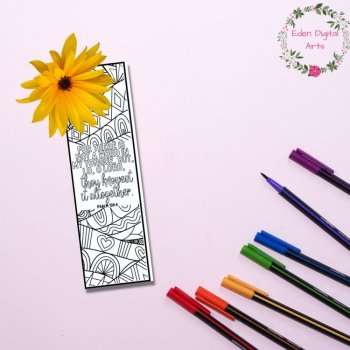 Psalm 139 Coloring Bible Verses Bookmarks KJV Scripture Christian Doodle Craft, image 4