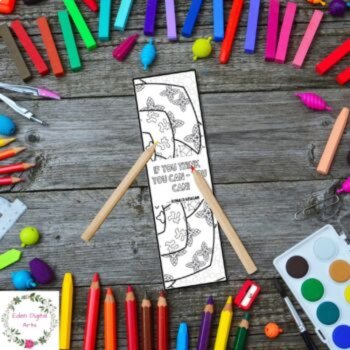 Ronald Reagan Quotes Coloring Bookmarks US President's Day Patriotic Craft Cards, image 3