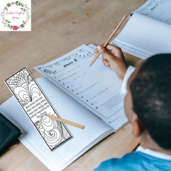 Marie Curie Quotes Coloring Bookmarks Women Science History Month Relaxing Craft, image 3