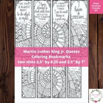 Black History Month Bundle Famous Quotes Calm Coloring Pages MLK Jr. F Douglass, image 2