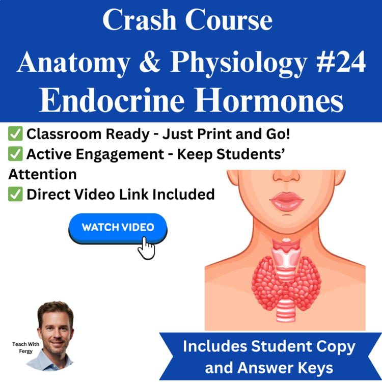 Crash Course ANATOMY & PHYSIOLOGY #24: Endocrine Hormones | Glands