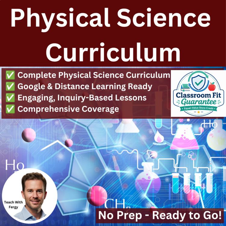 Physical Science High School Complete Curriculum Bundle - Full Year NGSS-Aligned