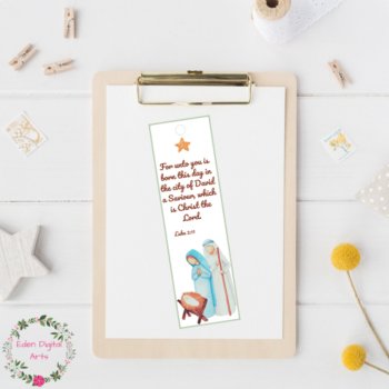 Christmas Nativity Scripture Bookmarks, Bible Verse Gift Tags, Class Gifts, image 3