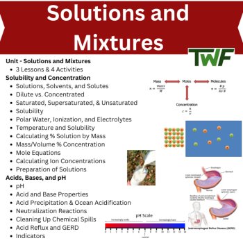 Solutions and Mixtures Unit | Solutions, Solvents, Solutes, Solubility, image 2