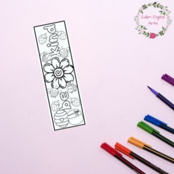 Be Kind Coloring Bookmarks Cute Bees, Kindness Craft Activity Anti Bullying, image 3