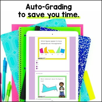4th Grade Math Review Bundle - Digital Task Cards - Online STAAR Practice, image 3