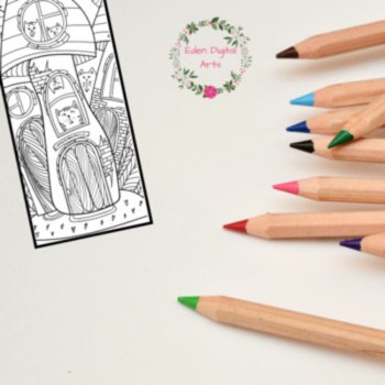 Creativity & Imagination Quotes Whimsical Coloring Bookmarks Art History Craft, image 3