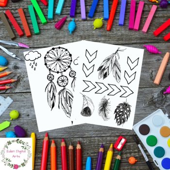 12 Native American Coloring Pages Indigenous People Day Culture Appreciation, image 3