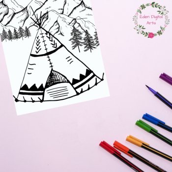 12 Native American Coloring Pages Indigenous People Day Culture Appreciation, image 4