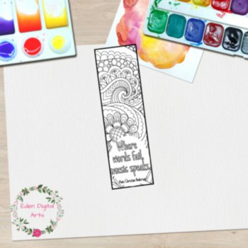 Music Quotes Coloring Bookmarks Relaxing Musical Students Mandala Craft Activity, image 2