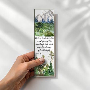 Psalm 91 Bookmarks Prayer of Protection Blessings, KJV Scripture Gift Tags, image 4