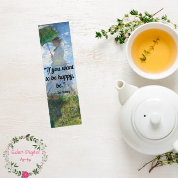 Leo Tolstoy Quotes Bookmarks Russian Classic Monet Artworks, image 3