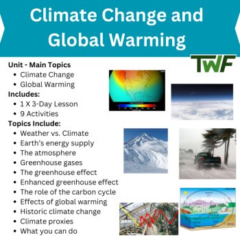 Climate Change and Global Warming Curriculum Unit | Weather, Greenhouse Effect, image 2