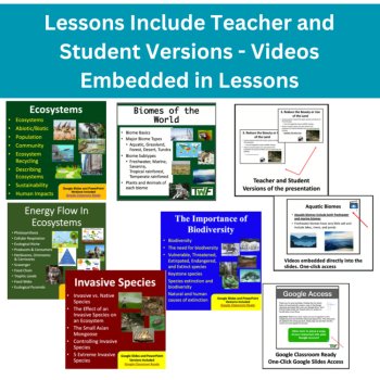 Ecology and Ecosystems Unit | Biomes, Energy Flow, Biodiversity, Food Webs, image 3