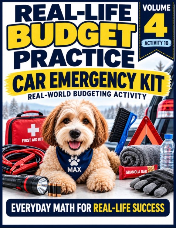 FREE Budgeting Worksheet | Car Emergency Kit | Personal Finance | Consumer Math