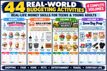Budgeting Worksheets Mega Bundle | Personal Finance Curriculum | Consumer Math, image 3