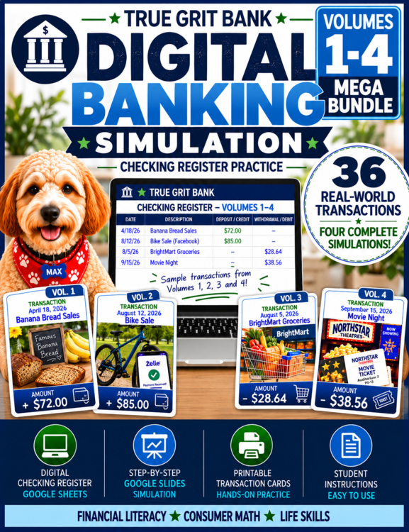 Personal Finance Curriculum | Digital Banking Mega Bundle | Financial Literacy