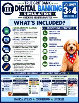 Personal Finance Curriculum | Digital Banking Bundle V3&4 | Financial Literacy, image 2