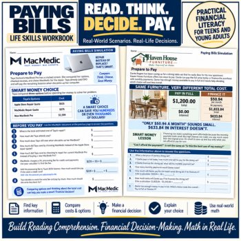 Paying Bills Bundle | Adulting Made Easy | Personal Finance | Consumer Math, image 4
