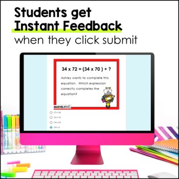 Multiplication and Division Practice - 4th Grade TEKS - Online STAAR Review, image 4