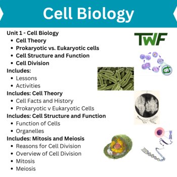 Cell Biology Curriculum Unit | Cell Theory, Structure & Function, Cell Division, image 2