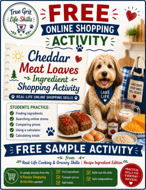 FREE Grocery Shopping Worksheet | Grocery Store Math | Consumer Math