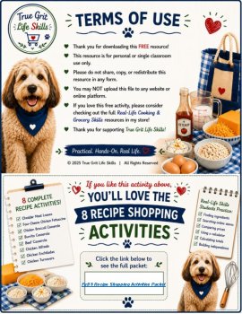 FREE Grocery Shopping Worksheet | Grocery Store Math | Consumer Math, image 4