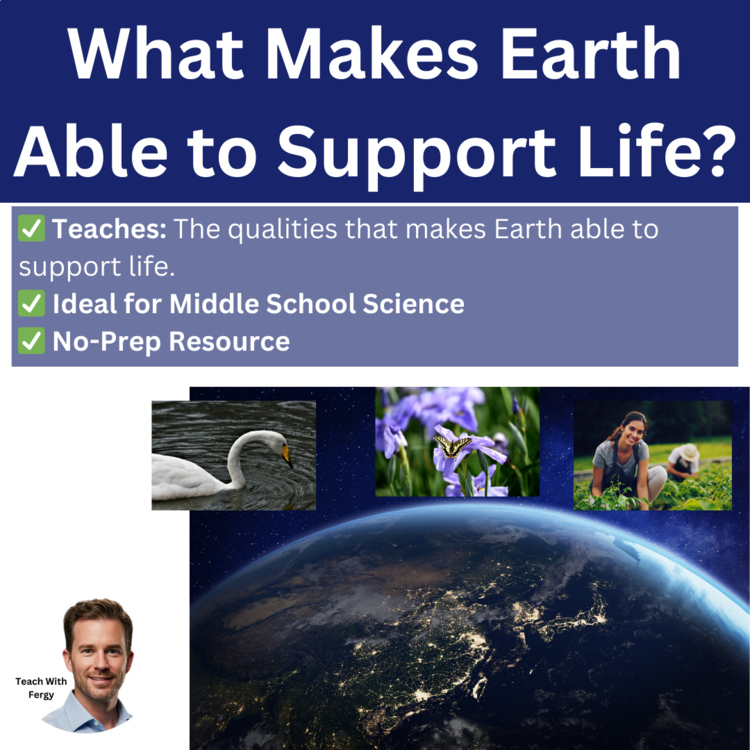 What Makes Earth Able to Support Life? Lesson | Temperature, Water, Atmosphere
