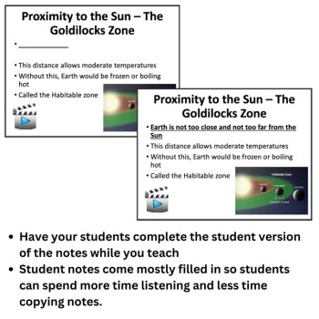 What Makes Earth Able to Support Life? Lesson | Temperature, Water, Atmosphere, image 2
