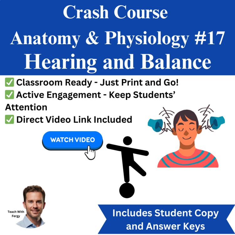 Crash Course ANATOMY & PHYSIOLOGY #17: Hearing and Balance | Eardrum, Ear
