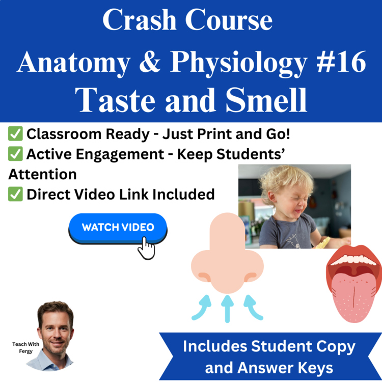 Crash Course ANATOMY & PHYSIOLOGY #16: Taste and Smell | Olfactory, Anosmia